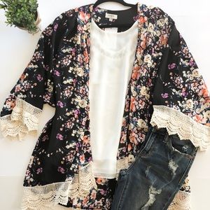 Umgee lace kimono